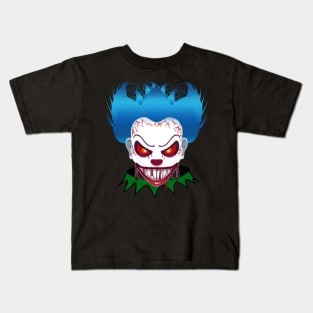 Horror Clown Halloween Evil Killer Scary Horror Halloween Day Kids T-Shirt